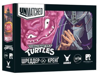Настільна гра Unmatched: Пригоди. Шреддер та Кренґ (Unmatched Adventures: TMNT &ndash; Shredder and Krang) GKCH0294 фото