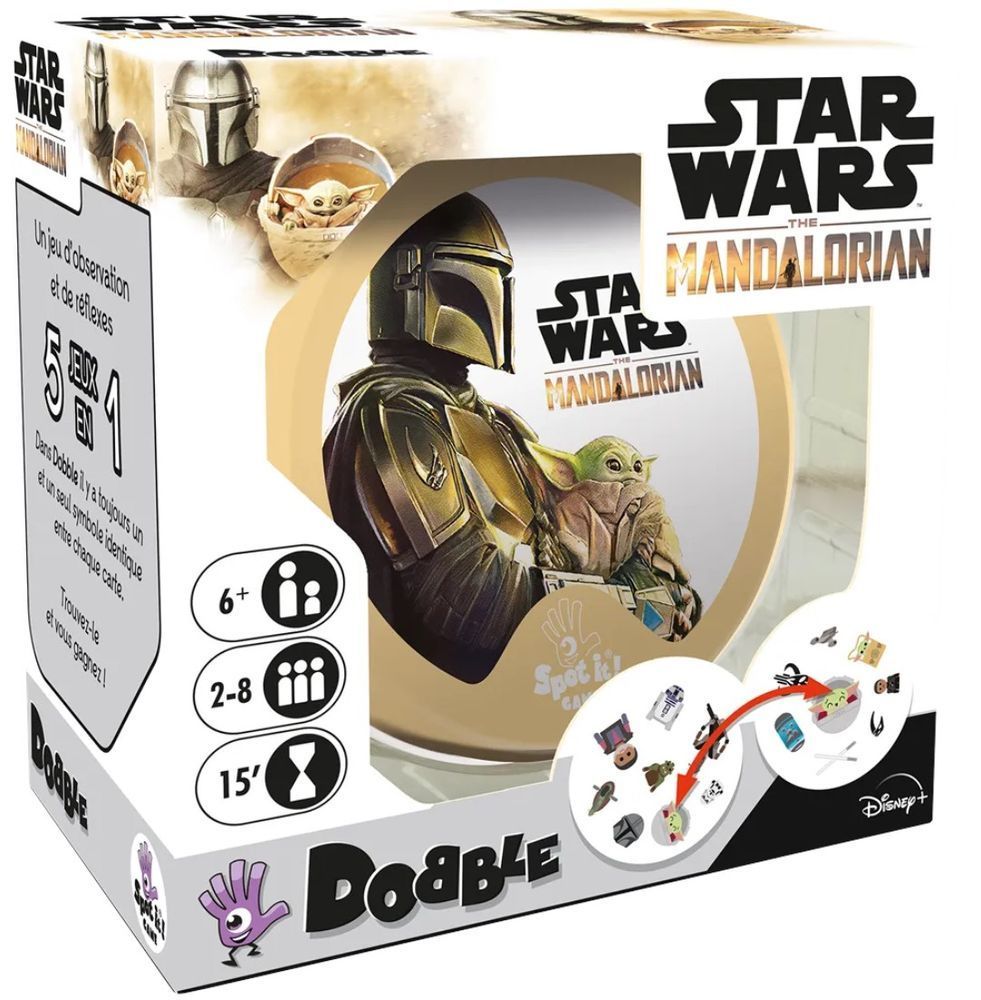 Настільна гра Доббль Зоряні Війни: Мандалорець (Добль, Spot It!, Dobble Star Wars The Mandalorian) 7683 фото