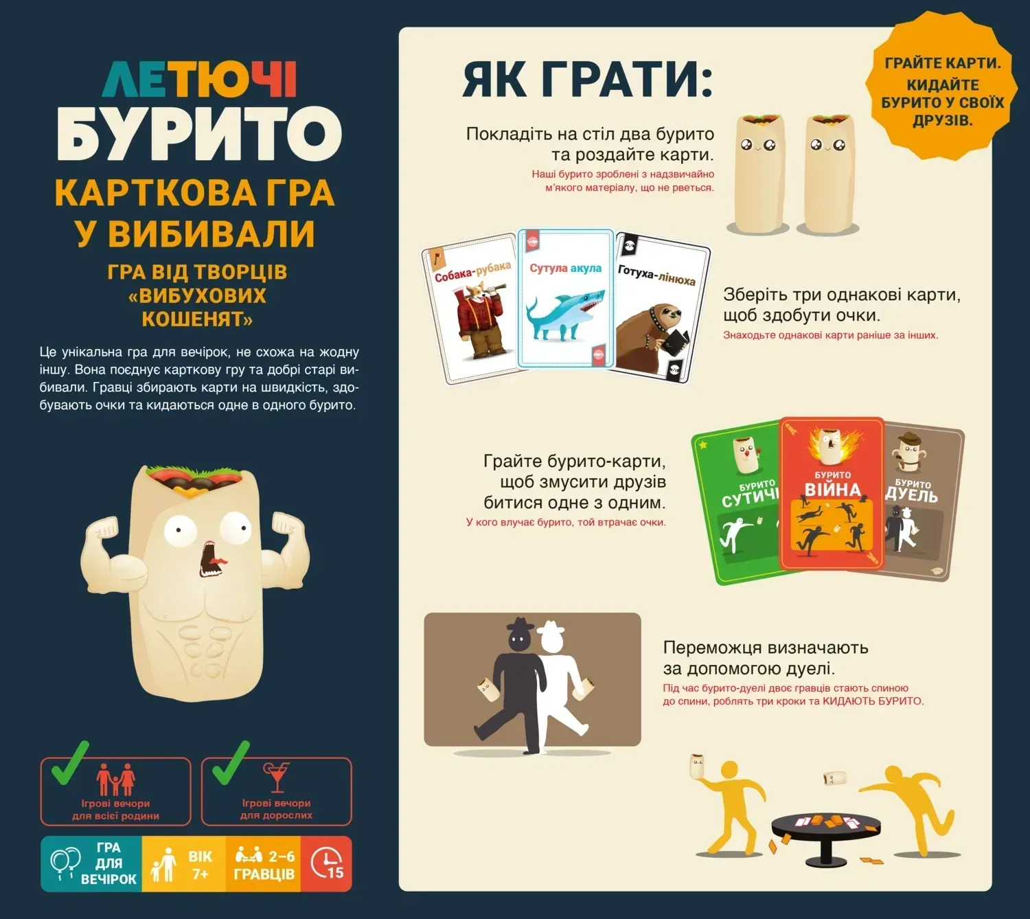 Настольная игра Throw Throw Burrito фото