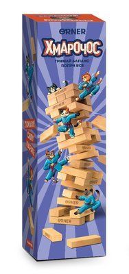 Настільна гра Хмарочос котики-каратисти (Дженга, Jenga) orner-2290 фото