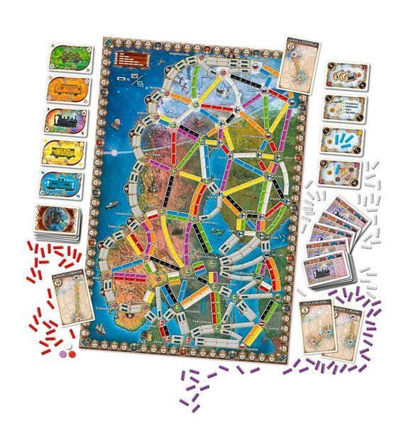 Настільна гра Ticket to Ride: Northern Lights (Квиток на потяг: Північне сяйво) DOW720937 фото
