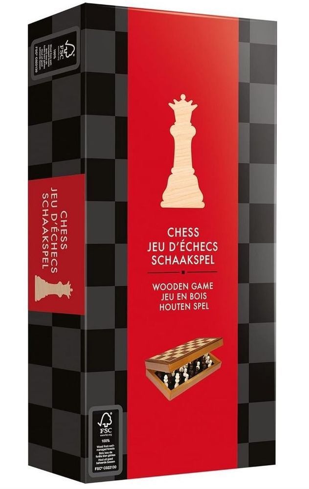 Настільна гра Шахи дерев&rsquo;яні у складаній скриньці (Chess) MIXJTB01ML фото