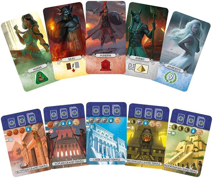 Настільна гра 7 Чудес Дуель: Пантеон (7 Wonders Duel: Pantheon) 7006 фото