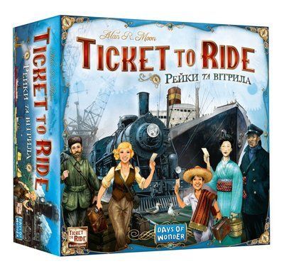 Настільна гра Квиток на потяг: Рейки та вітрила (Ticket to Ride: Rails & Sails) LOB2333UA фото