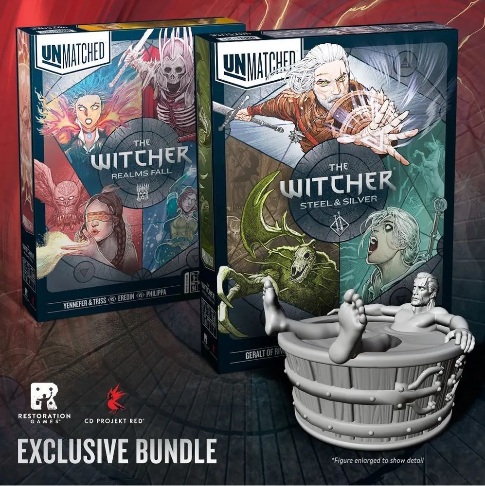 Настільна гра Unmatched: Відьмак - Колекційний набір (Unmatched Witcher Bundle) GKCH0243 фото